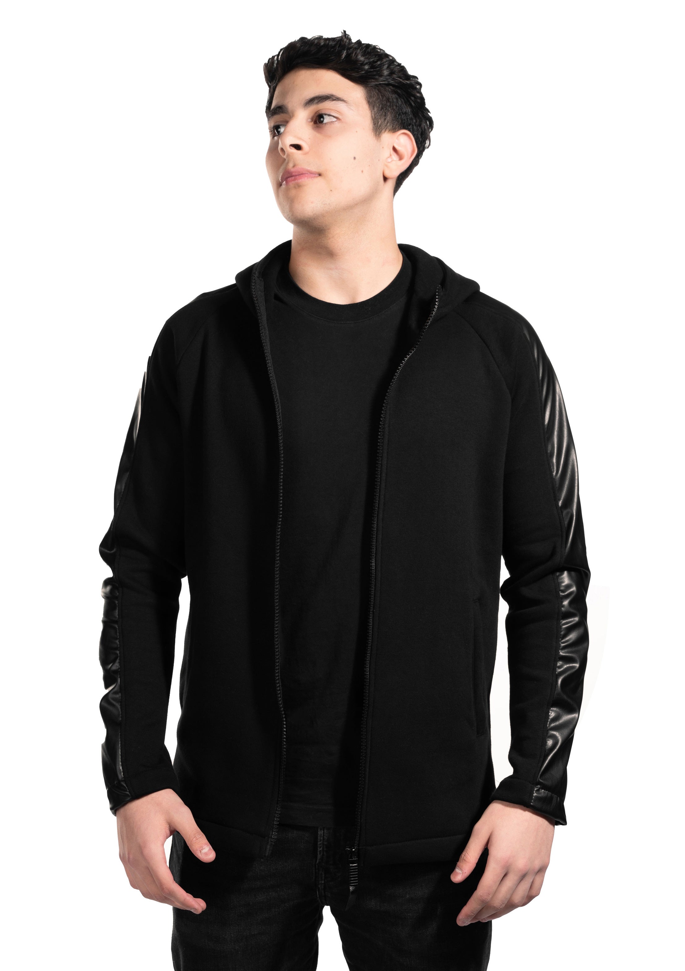 Hoodie Jacket Zipper Black